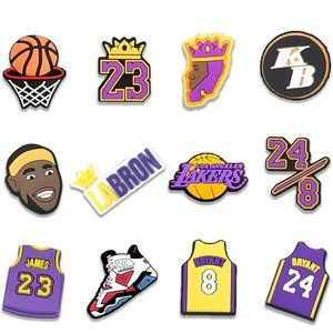 12pcs Shoe Charms Shoe Accessories for Croc Shoes,  Croc Jibbitz 12pcs Charms